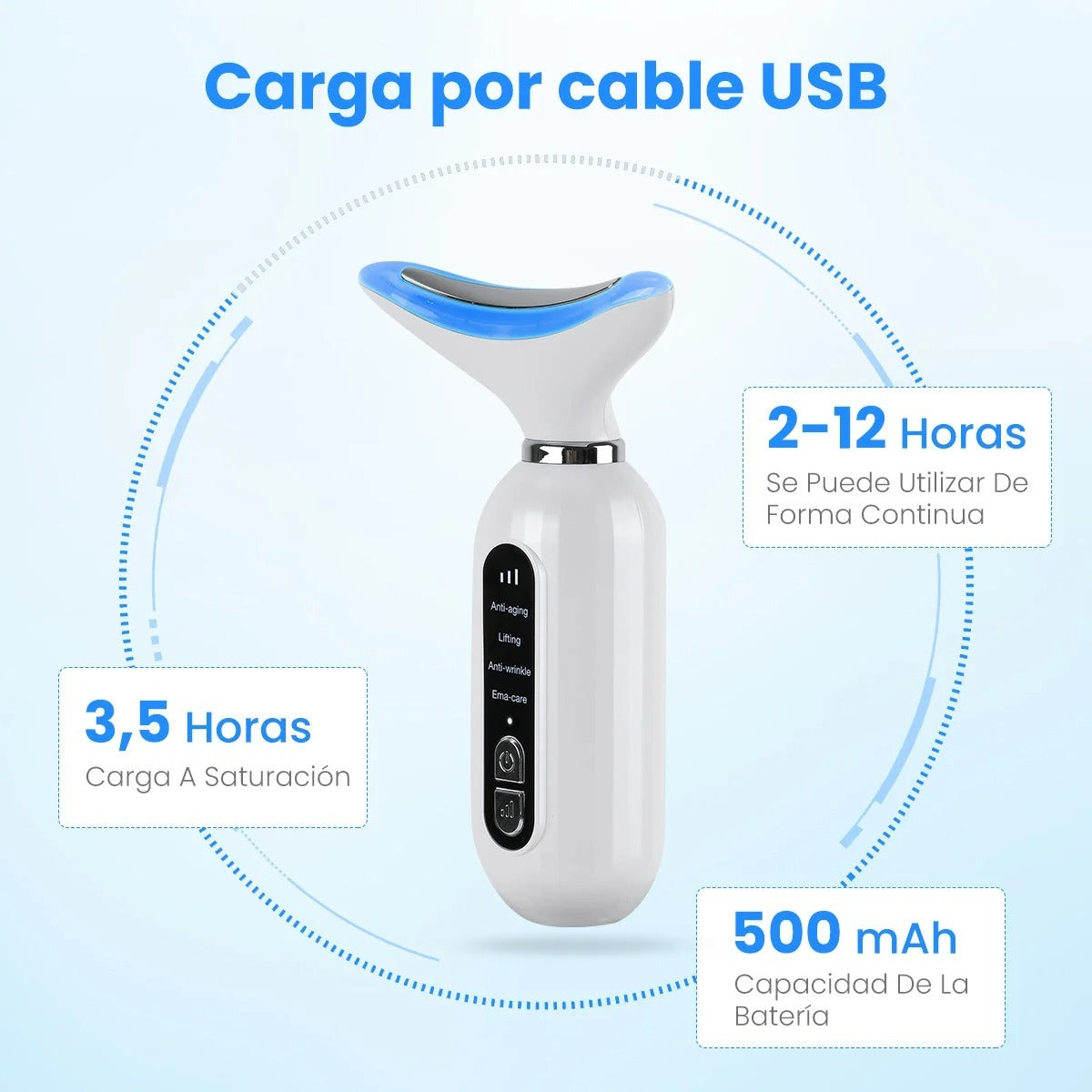 Masajeador Lifting De Papada Tecnología