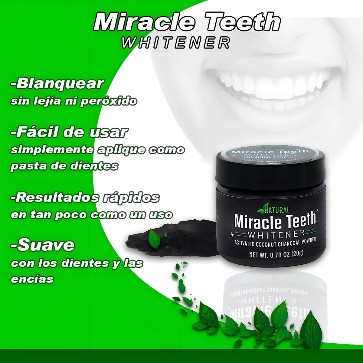 Polvo Blanqueador De Dientes