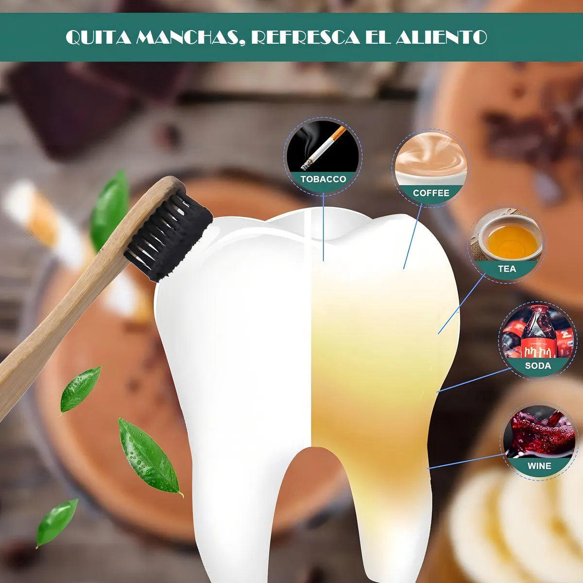 Polvo Blanqueador De Dientes